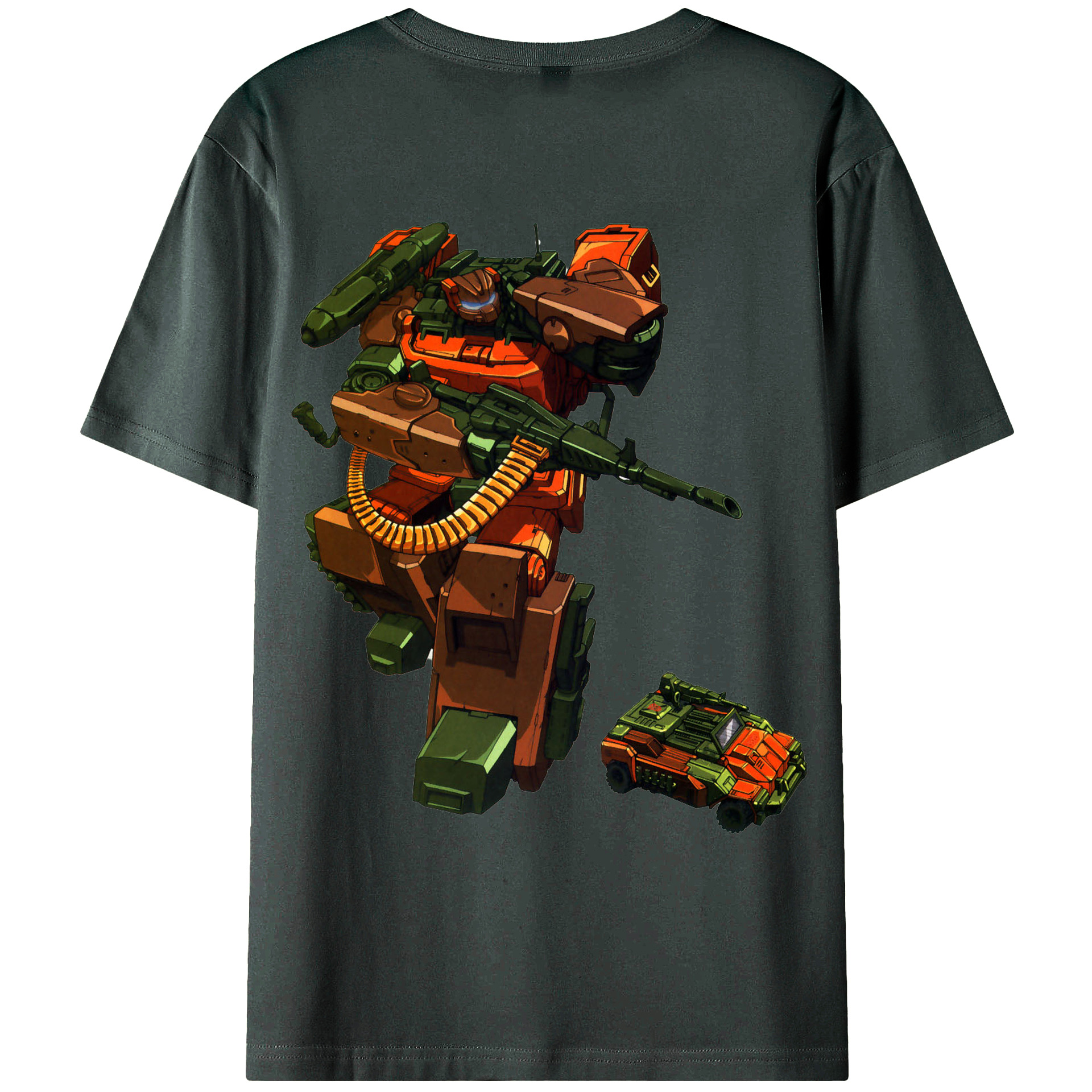 （画像用）  綿100％ メンズ半袖Tシャツ（バックプリント） 通気性